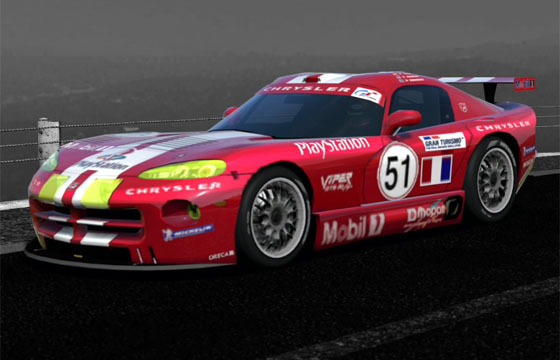 Gran Turismo 5 - Dodge Viper GTS-R Team Oreca Race Car #51 '00