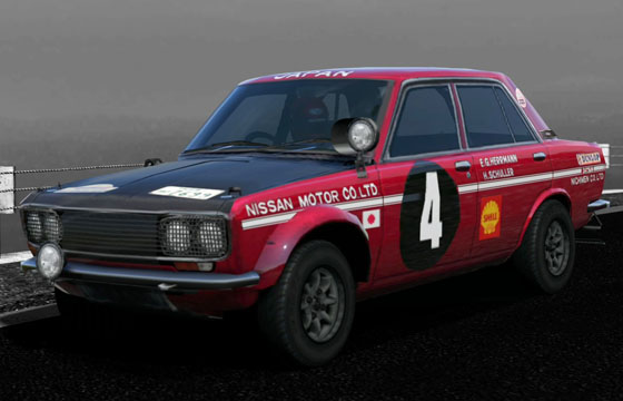 Gran Turismo 5 - Nissan BLUEBIRD Rally Car (510) '69