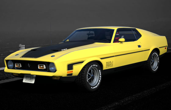Gran Turismo 5 - Ford Mustang Mach 1 '71