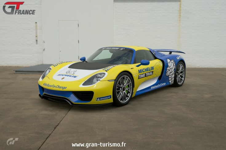 Gran Turismo 7 - Porsche 918 Spyder Michelin Time Trial Livery '13